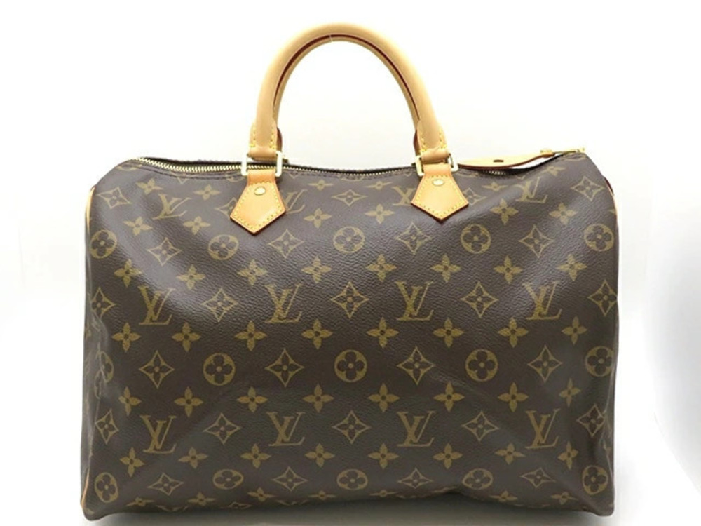 LOUIS VUITTON bag handbag Speedy Monogram Leather Brown